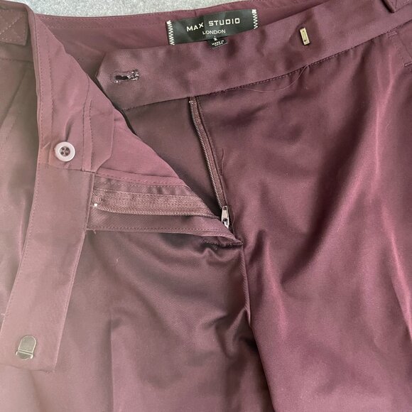 MAX STUDIO London Dress Pants – Purple Burgundy – Size 2 - Picture 7 of 11